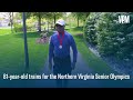 81-year-old athlete trains for the Northern Virginia Senior Olympics