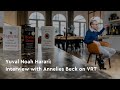 Yuval Noah Harari interviewed by Annelies Beck on VRT