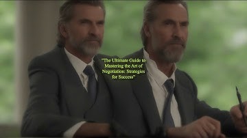 The Ultimate Guide to Mastering the Art of Negotiation: Strategies for Success