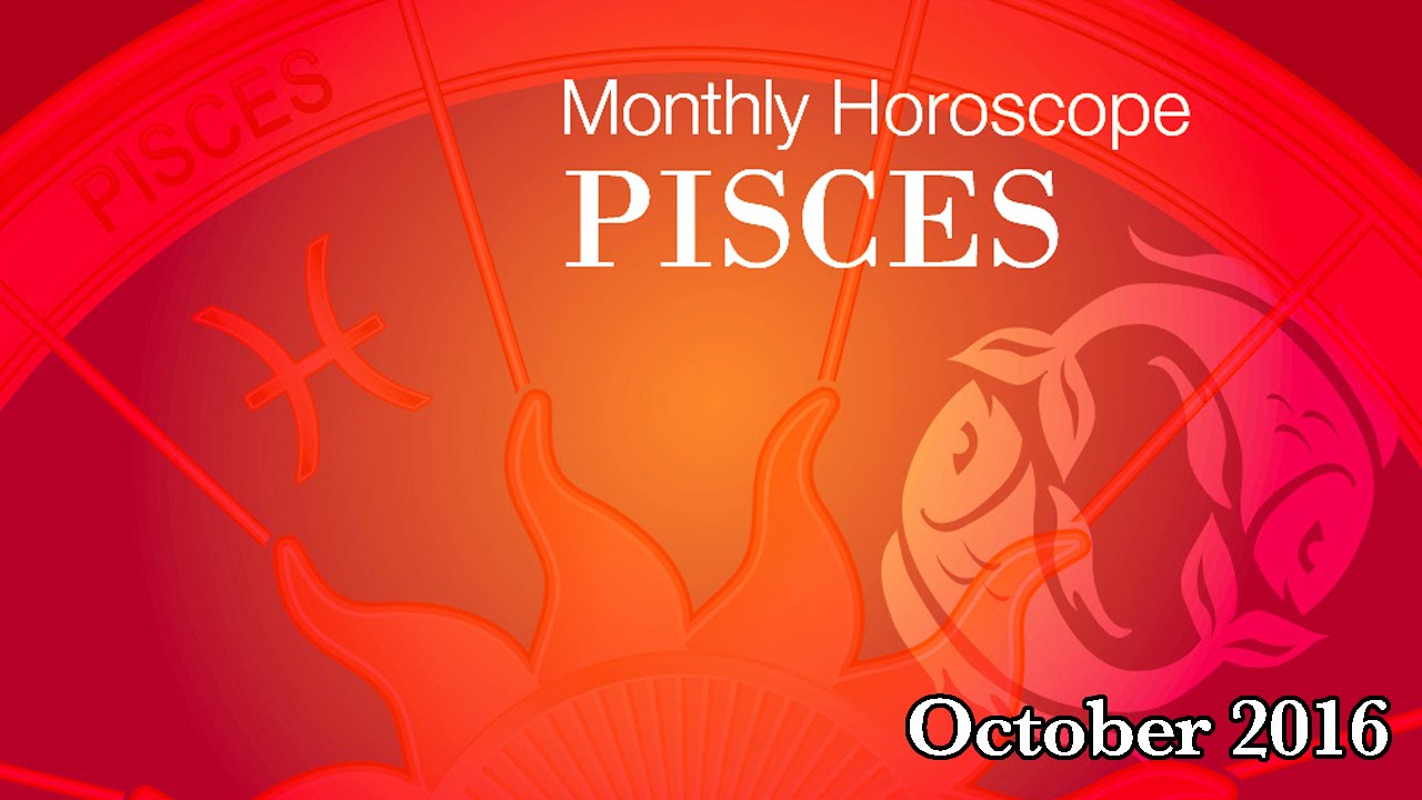 Pisces Monthly Horoscope For October 2016 Prakash Astrologer YouTube