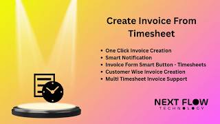 Create Invoice from Timesheet | Add Product or Similar Customer Project Wizard in Customer Enabled