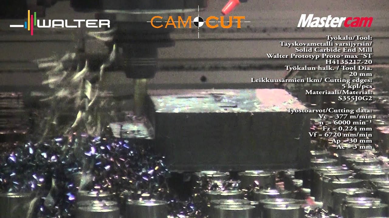 Highspeed Material Removal with Walter Tools High Feed Mill & Solid