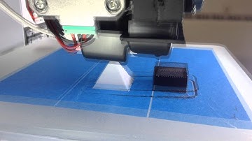 Zeepro Zim 3D Printer - 2 Color Printing Test (side by side)