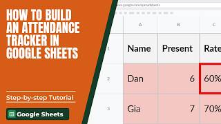 Information How to Build an Attendance Tracker in Google Sheets Guide