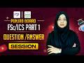 FSc\ICS Punjab board Part 1 2026 | Q/A Session | With Miss Nimra