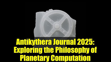 Antikythera Journal 2025: Exploring the Philosophy of Planetary Computation