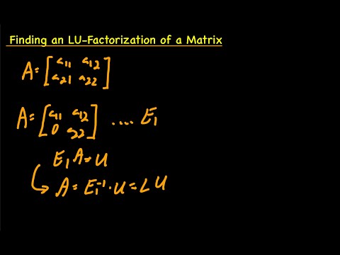 Decoding Matrix Decomposition: Unveiling the LU-Factorization Method for Efficient Computation