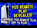 Sony REVEALS Surprise PS5 Remote Play app to PS4!!