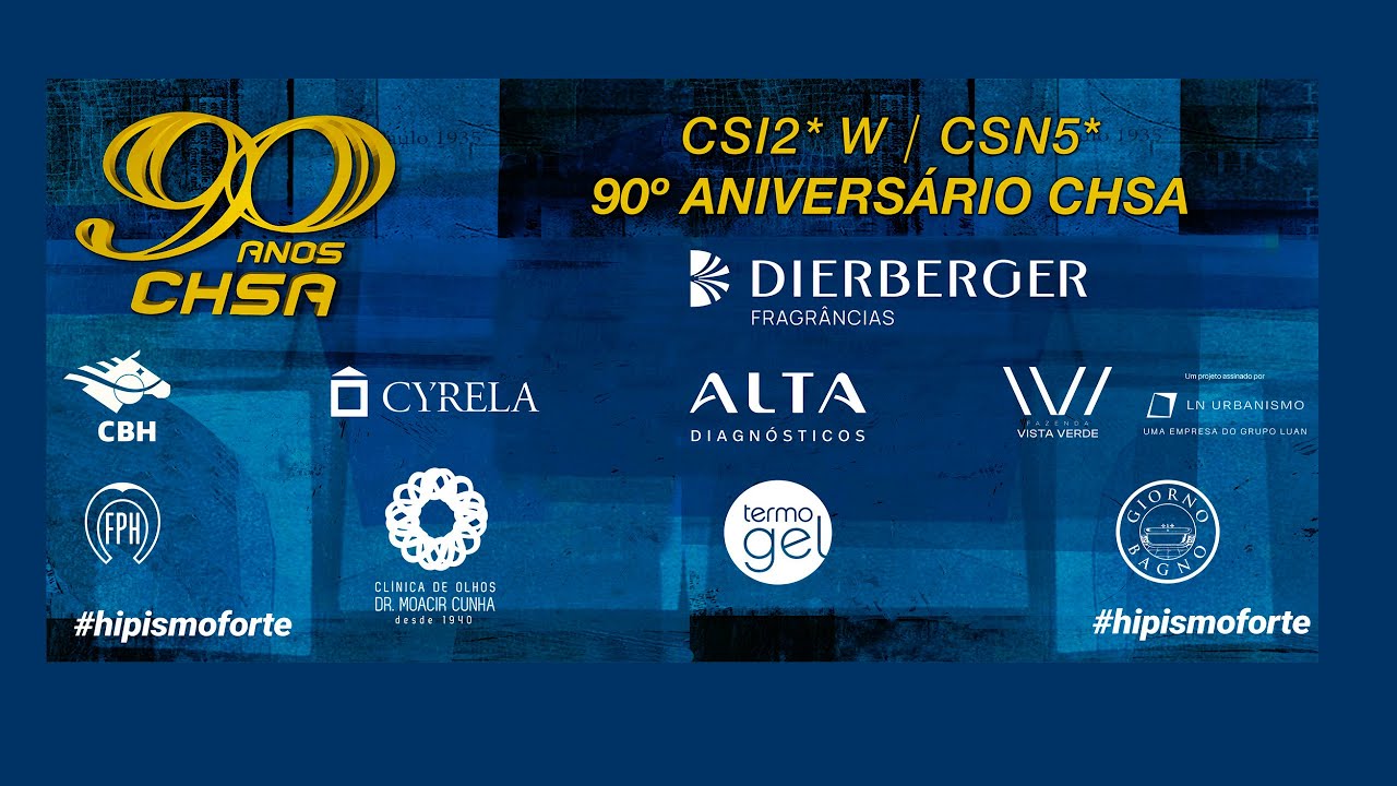 02 a 07/09 | CSN5* ANIVERSÁRIO CHSA - 2025 - Pista João  Carlos Kruel