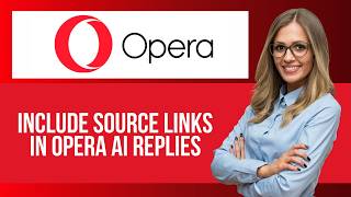 How to Include Source Links in Replies on Opera AI — Step by Step Opera Browser Tutorial