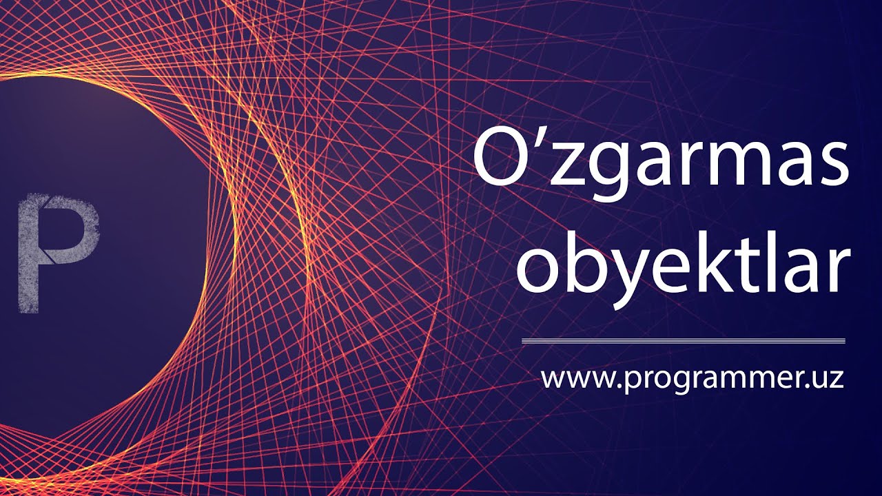 O'zgarmas obyektlar - C++ OOP - C++ dasturlash tili