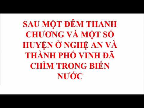 Hình ảnh lũ tại Nghệ An- năm 2020