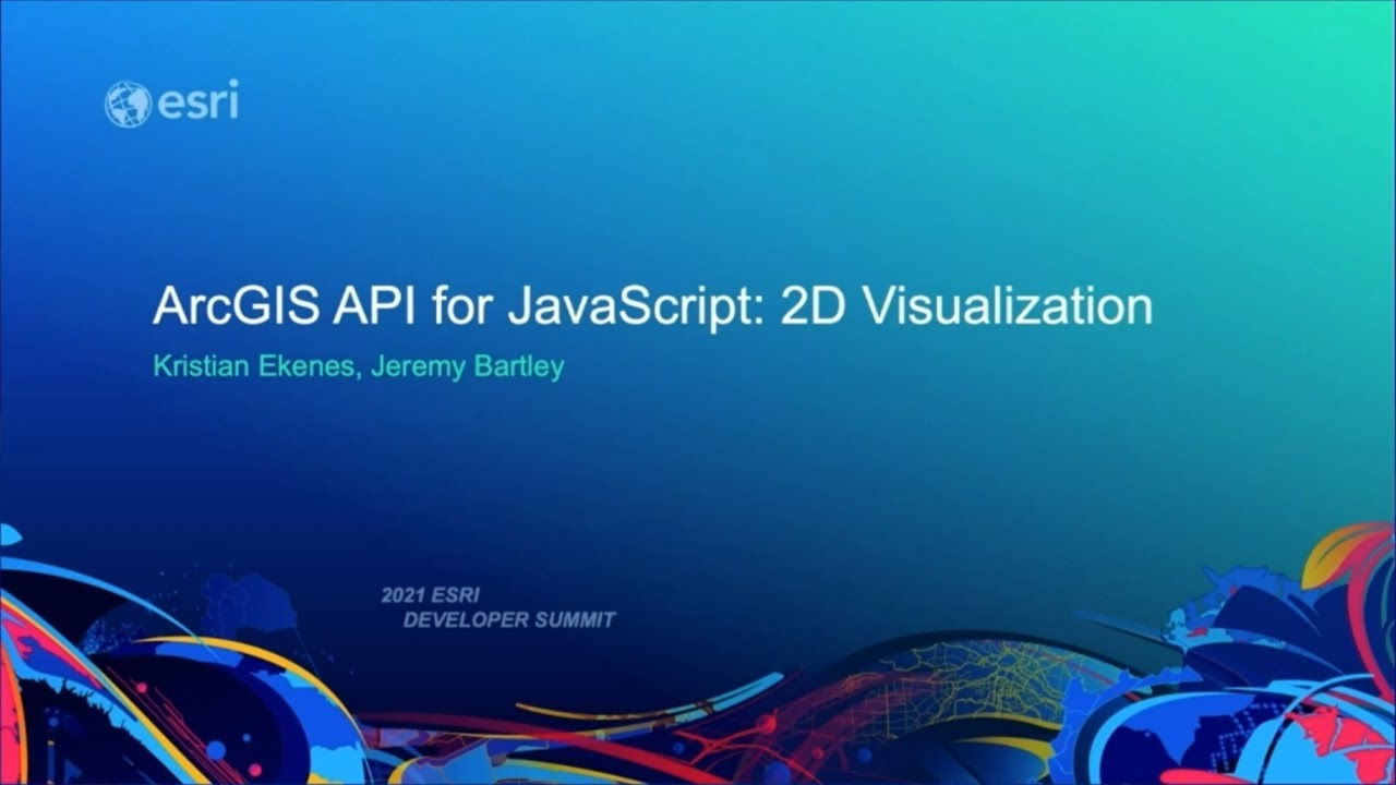 ArcGIS API for JavaScript: 2D Visualization - YouTube