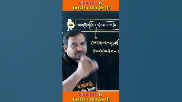 Find the ‘n’ Question—Made Easy by Kiran Sir #jee #math #viral #vedantu #shorts