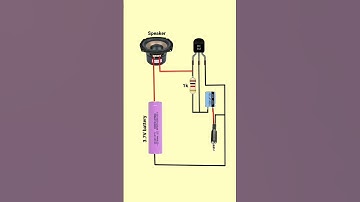 How to Make Audio Amplifier Circuit Diagram #shortsfeed #electrical #shorts #amplifier