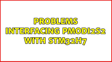 Problems interfacing PMODI2S2 with STM32H7