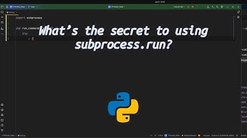 What’s the #secret to using subprocess.run? Unlock the Power of subprocess.run in Python!