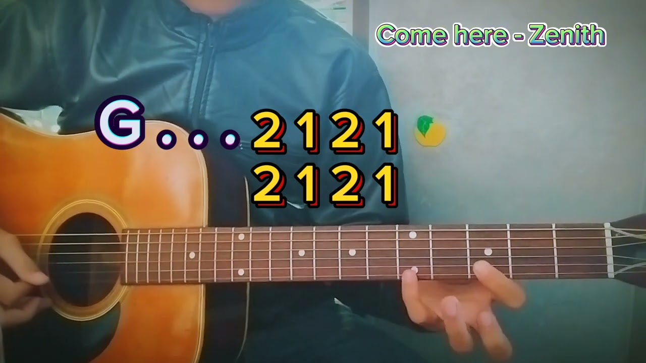 Come here - Zenith ၊ plucking & ဂစ်တာတီးနည်း ၊ for beginners