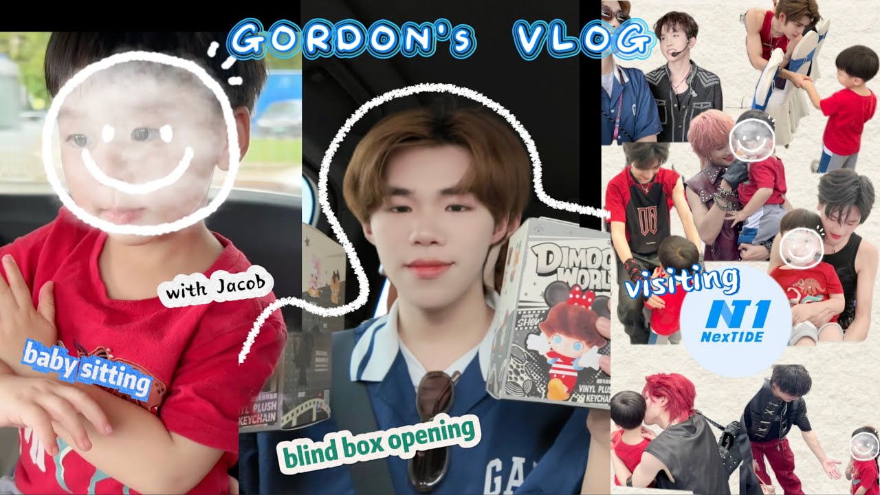 I made boy group IDOLs baby sit my nephew?? - GORDYGORDON | NexT1DE