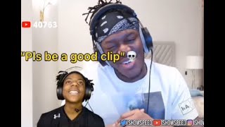 Famous IShowSpeed reacts to KSI reacting to his "Worst Clip" (Speed going Demon Time💀) Wealth