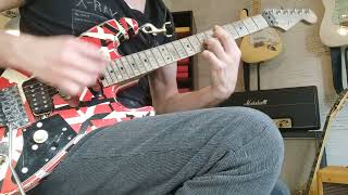 Edward Van Halen : Van Halen - ' Unchained ' (played over backing track : no Eddie, no flanger ;)