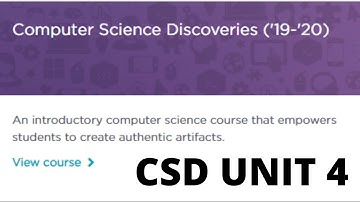 Code.org | CSD Unit 4 | The Design Process(