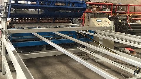 6mm to 12mm welded mesh machine working video +86 182 3048 9099