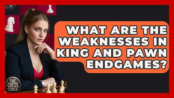 What Are The Weaknesses In King And Pawn Endgames? - The Chess Codex
