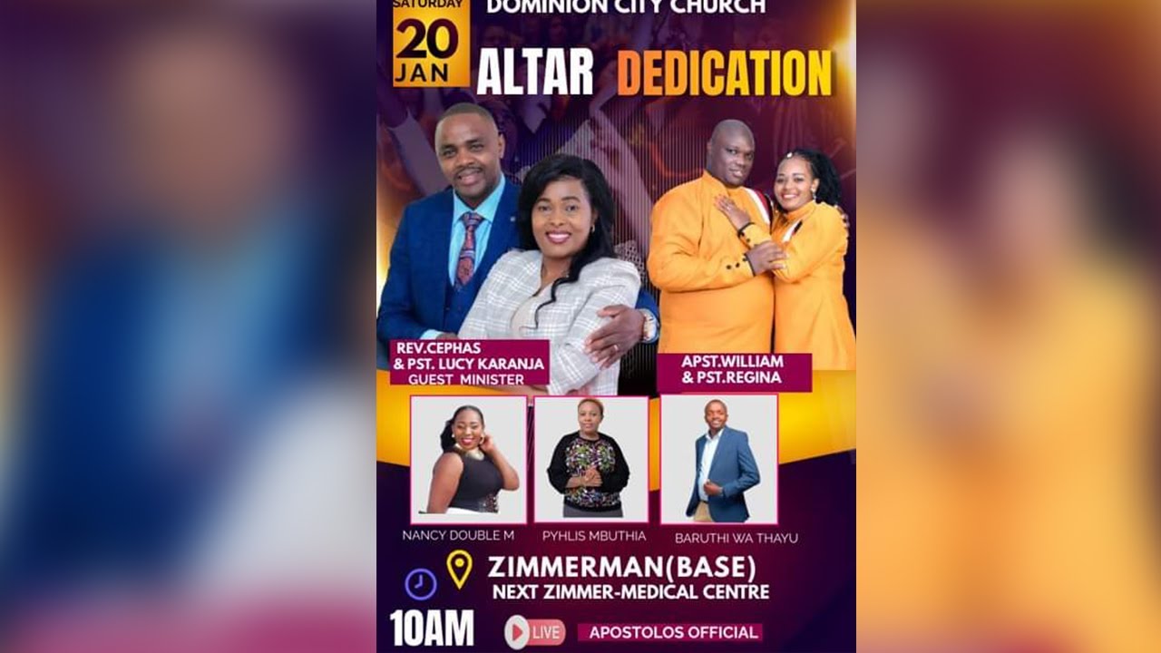 DOMINION CITY ALTAR DEDICATION|| REV CEPHAS KARANJA
