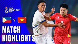 HIGHLIGHTS | VIETNAM vs PHILIPPINES Football Match | FIFA Asean Cup 2026 
