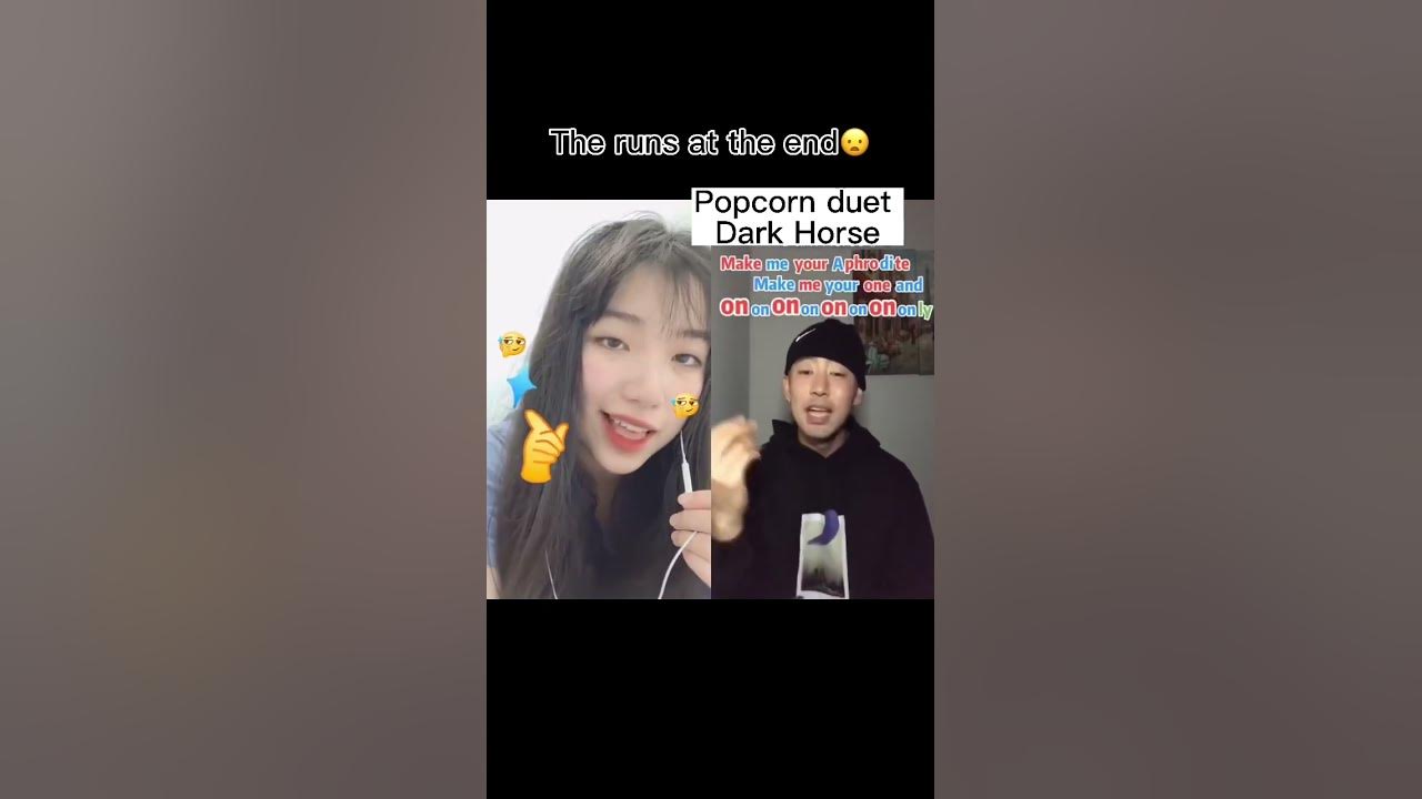 Aphrodite DUET 🤯 🎤riff challenge Dark horse - Katy Perry popcon challenge by #kira #singing #duet