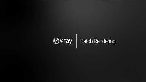 Batch Rendering using V-Ray for MODO