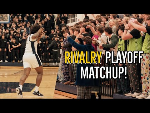 Salesianum Vs St Marks In Playoff RIVALRY Game Delaware High School Basketball