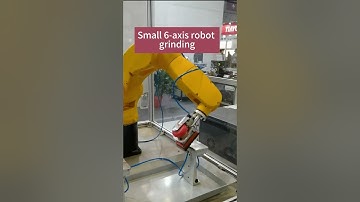 6-axis robot polishing mobile phone cases #robot #robotics #polish