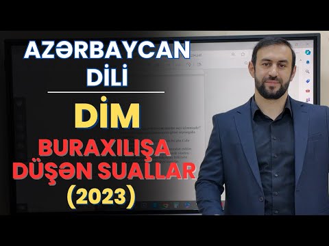 Azərbaycan dili. Buraxılışa düşən suallar, (ÖZÜNÜ YOXLA!).