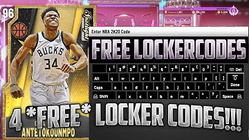 NBA2K20 - 4 *FREE* LOCKER CODES YOU CAN USE RIGHT NOW!!! FREE PACKS, MT, AND TOKENS!!