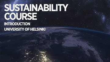 Introduction to Sustainability course - Michiru Nagatsu | University of Helsinki