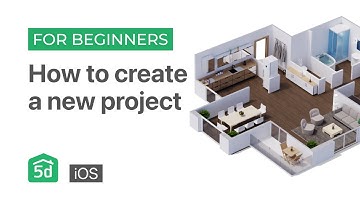 How to create a new project on the iOS | Mobile and Tablet | Planner 5d tutorial for beginners iOS