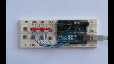 Arduino Project Knight Rider #Howto