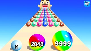 TikTok Gameplay Video 2023 - Satisfying Mobile Game Max Levels: Ball Run 2048 New Update Latest Up