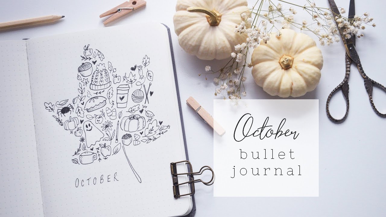 PLAN WITH ME | Oct 2018 Bullet Journal Autumn weekly spread bujo ideas