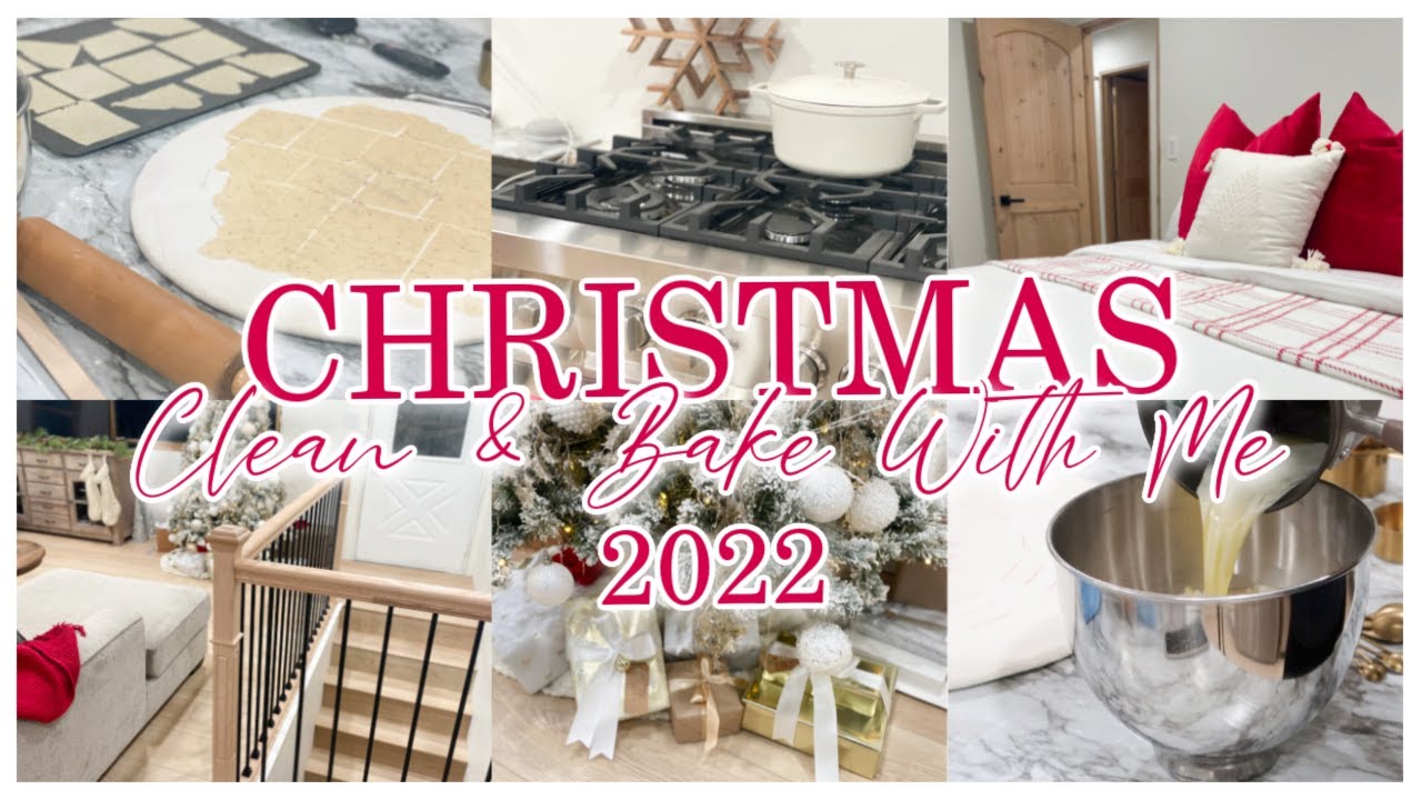 CHRISTMAS CLEAN AND BAKE WITH ME 2022! COZY CHRISTMAS CLEANING MOTIVATION | Olivia Sward