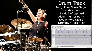 Pour Some Sugar on Me (Live) (Def Leppard) • Drum Track