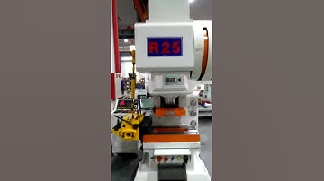 C frame high speed press and roller feeder for terminal, eyelet, button, rivet, band saw blade