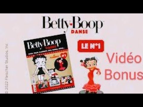 Figurine Betty Boop Quickstep N°34 - Collection Hachette, Résine Pin-up Neuve