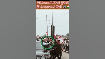 PM Modi meets the public with SPG security cover 🚔🇮🇳 #Shorts #pmmodi
