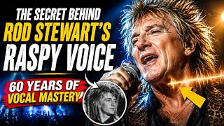 The Secret Behind Rod Stewart's Raspy Voice  60 Years of Vocal Mastery #rodstewart