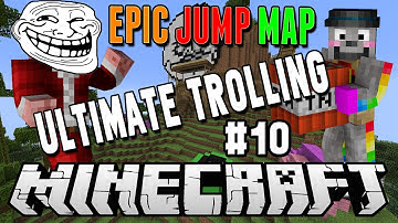 Minecraft: Epic Jump Map - Ultimate Trolling (Ep 10) w/ NateandSie