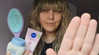 ASMR | GETTING YOU READY FOR BED ROLEPLAY | HAIR BRUSHING| WASHING YOUR FACE | PERSONAL ATTENTION