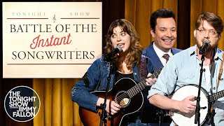 Battle of the Instant Songwriters: Anything but Politics, I Got Lucky in Kentucky | The Tonight Show screenshot 5